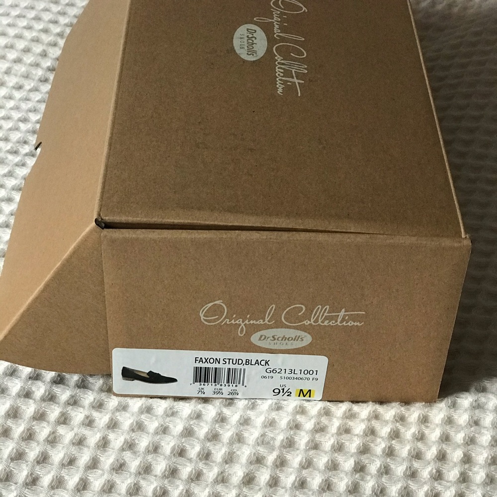 NWT Dr. Scholls Faxon Stud Black Loafers - Picture 5 of 5